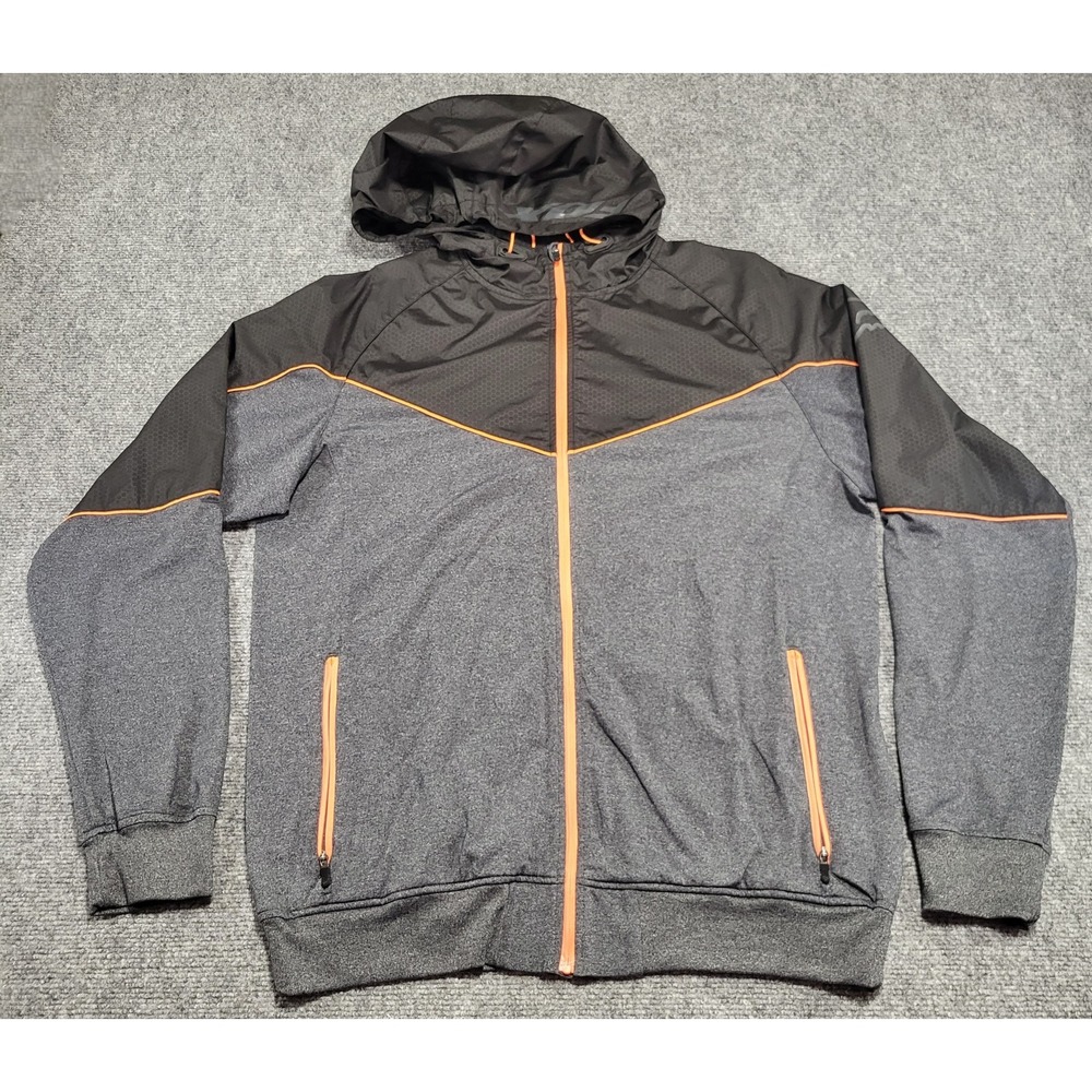 FOX Racing Fox Tech Elimination Jacket Charcoal Gray & Black Men's Size Large